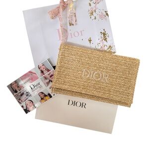 Dior raffia clutch  Women's rattan Bag